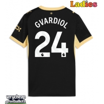 Manchester City Josko Gvardiol #24 Replica Away Shirt Ladies 2026-27 Short Sleeve